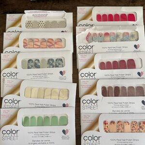 Color Street Vibrant Nail Polish Strips Collection